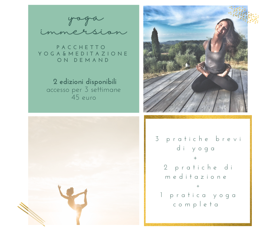 pacchetto yoga on demand yoga immersion