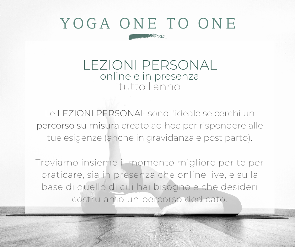 lezioni personal yoga