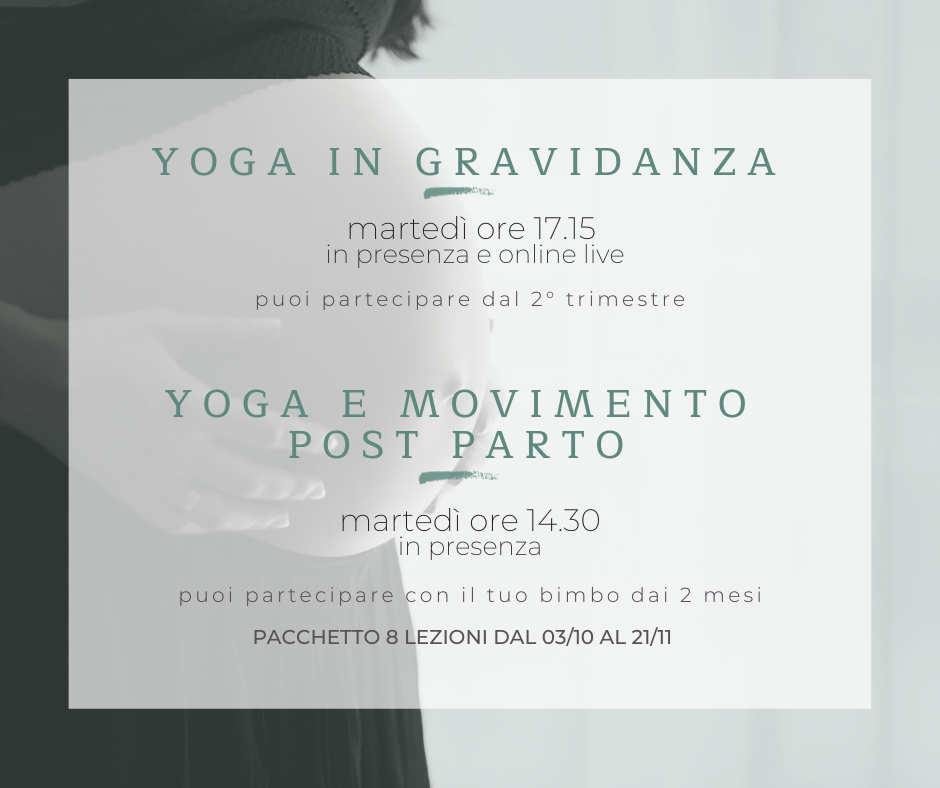 yoga gravidanza e post