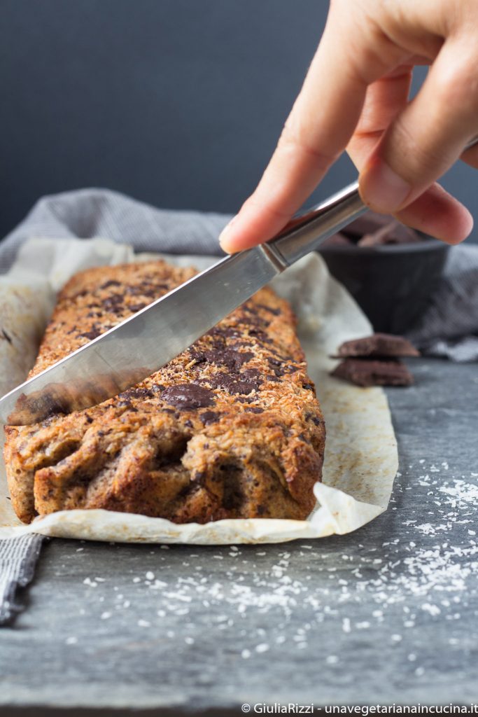 banana bread vegan senza glutine senza zucchero