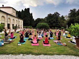 yoga in villa