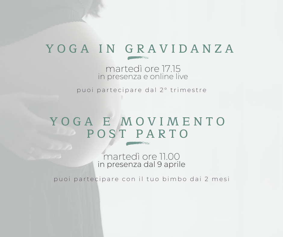 yoga in gravidanza e post parto