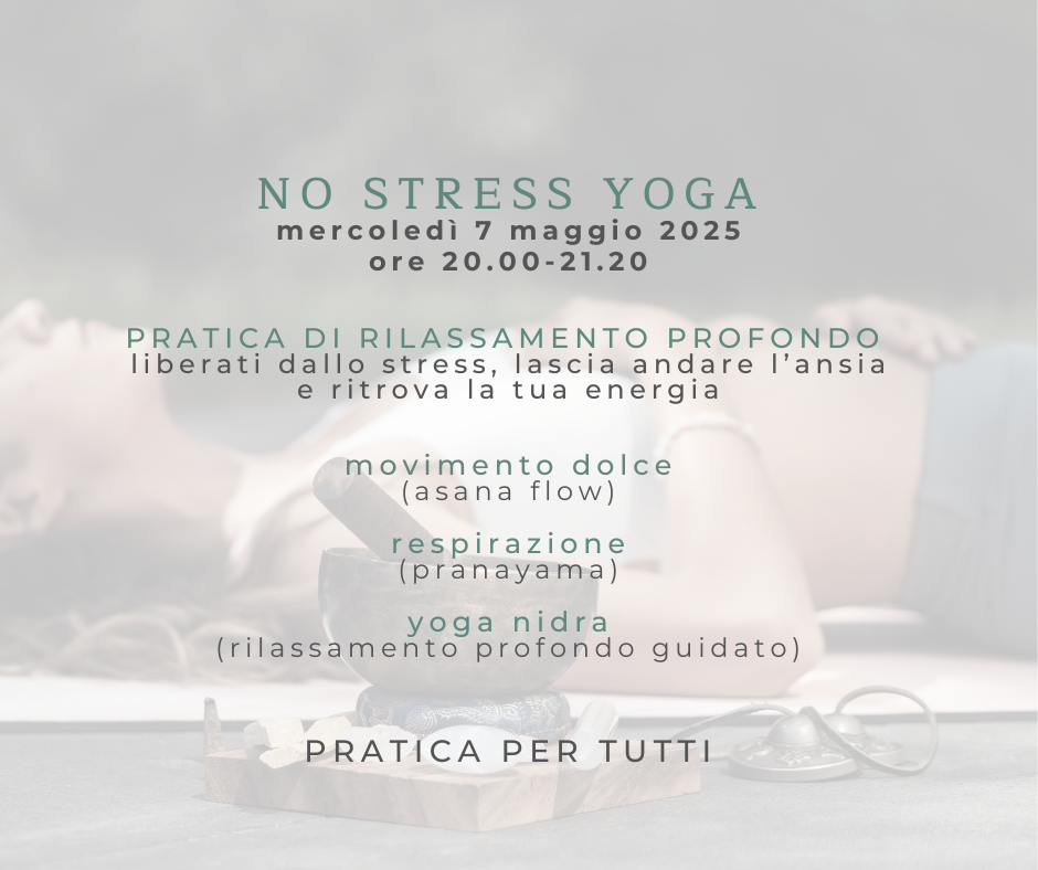 no stress yoga maggio 2025