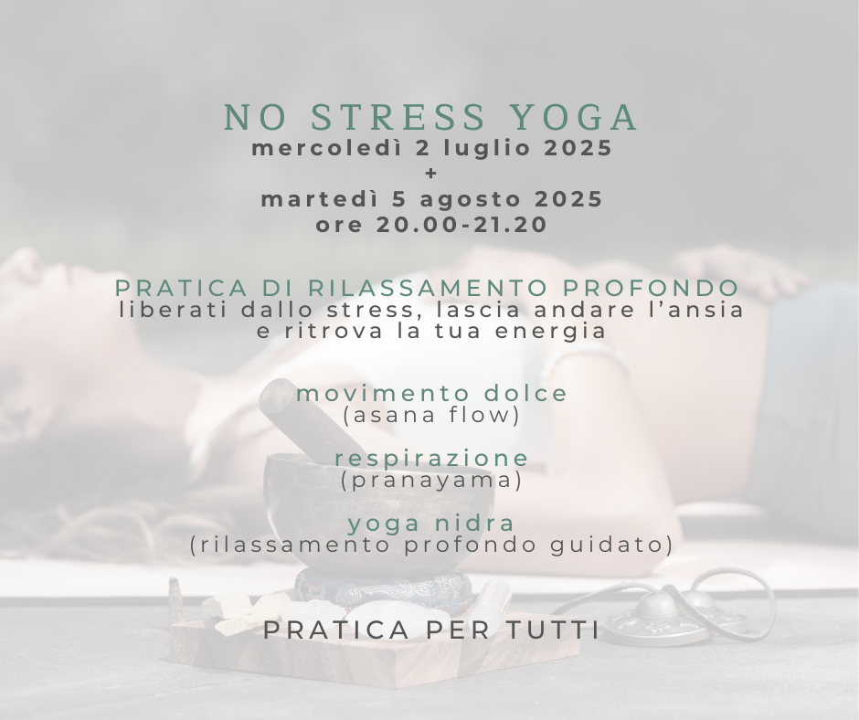 no stress yoga luglio