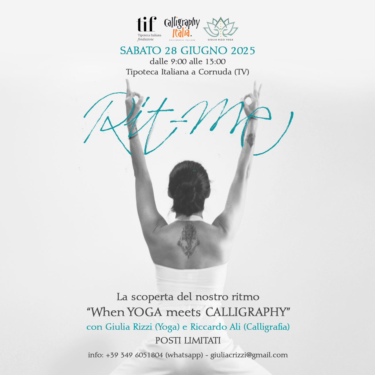 Rit-me workshop yoga calligrafia 