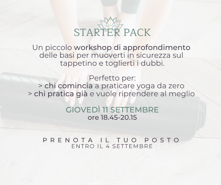 starter pack yoga per chi comincia montebelluna