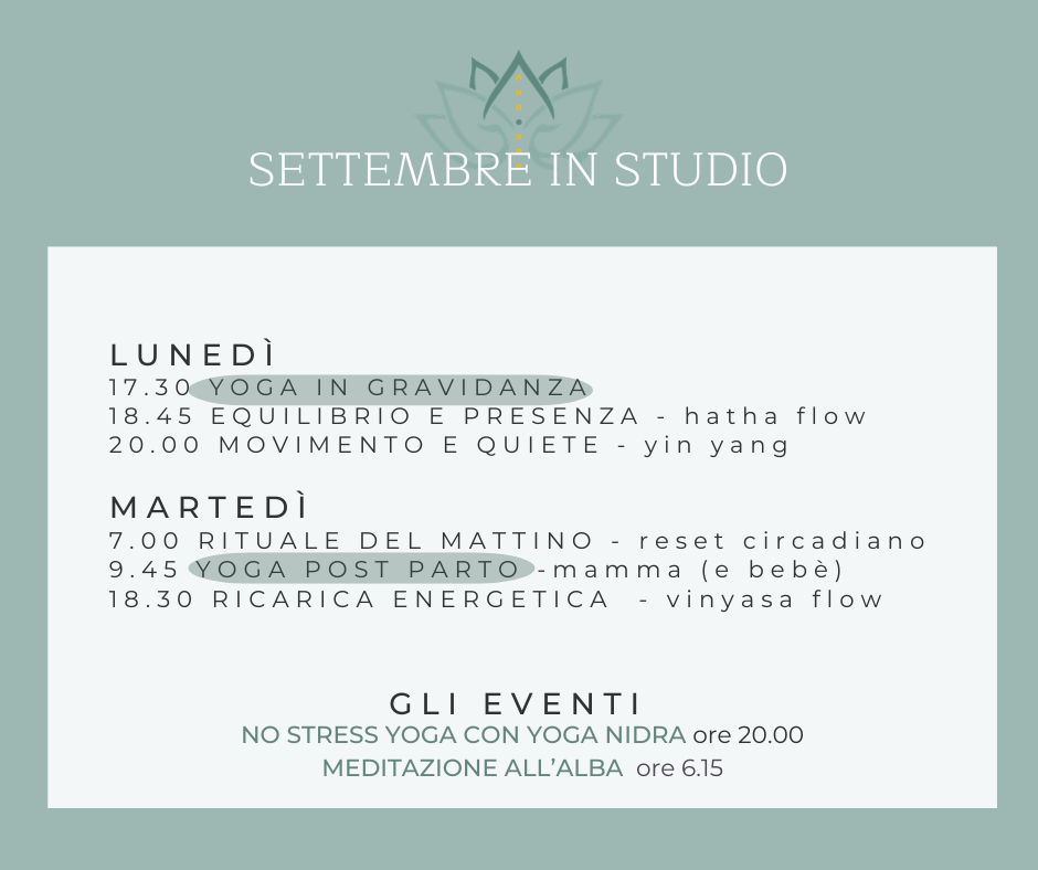 yoga montebelluna corsi settembre 2026